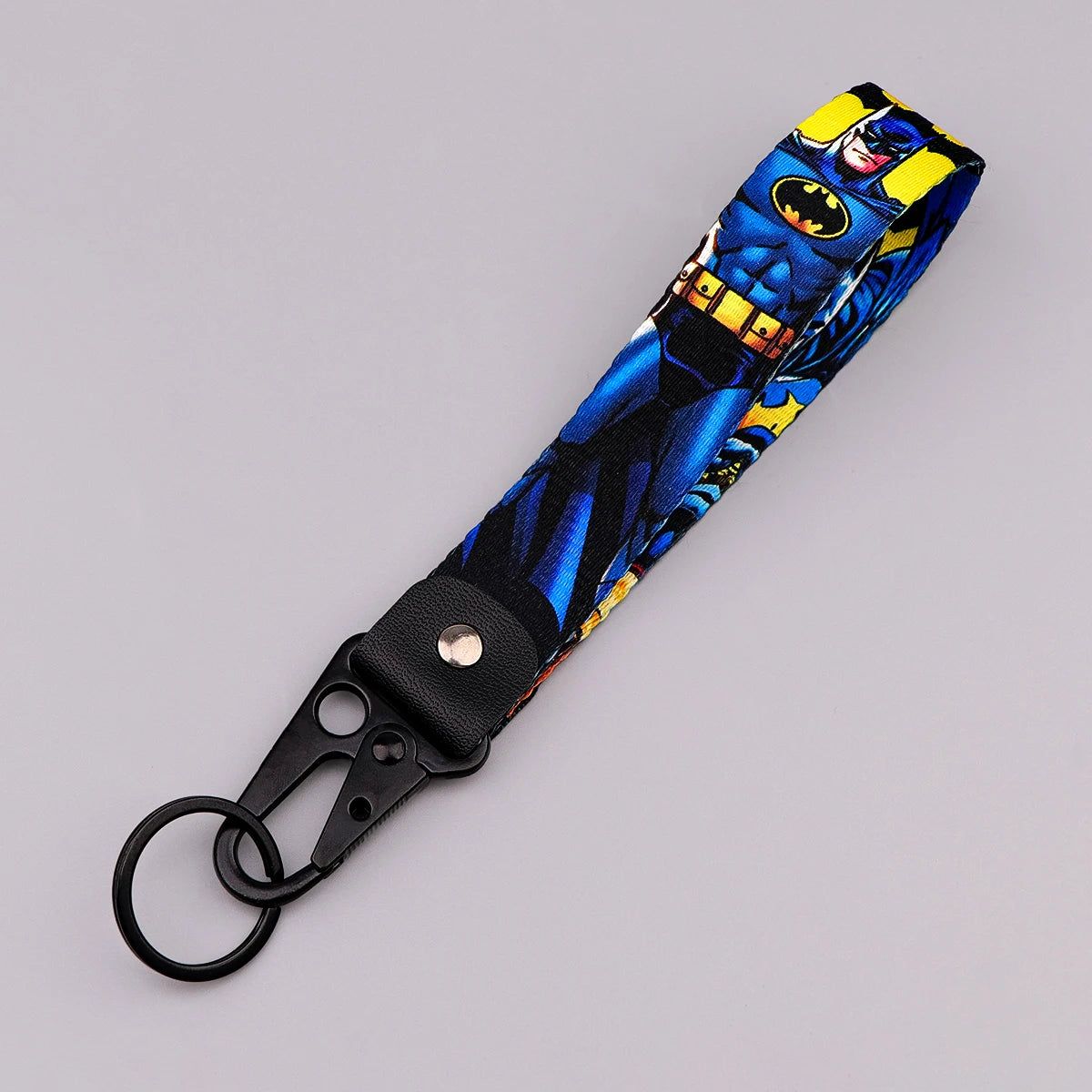 Superhero Car Keychain Anime Movie Key Rings Cool Jewelry Men Women Lanyard Motorcycle Accessories Gifts For Friends