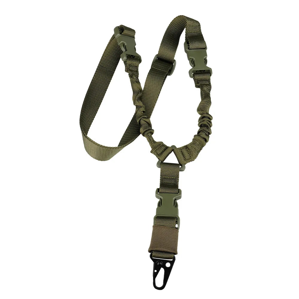 Tactical Gun Sling Military Shooting Adjustable 3 Point Bungee Airsoft Rifle Strapping Belt Hunting Hiking Accessories