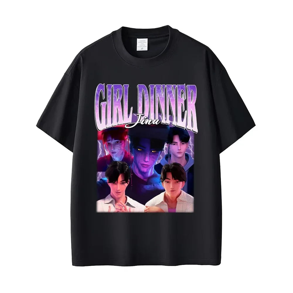 Movie KPop Demon Hunters T-shirt Rumi Mira Zoey T Shirts Saja Boys Tshirt Derpy Tiger T-shirts Men Women Fashion Casual T Shirt