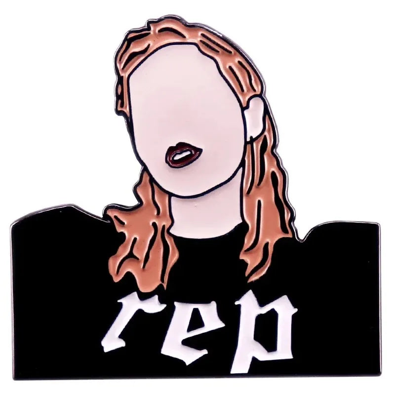 Music Album Cover Metal Pins Enamel Brooch Famous Singer Song Inspiration Badge Men Women Fashion Jewelry Accessories Fans Gifts