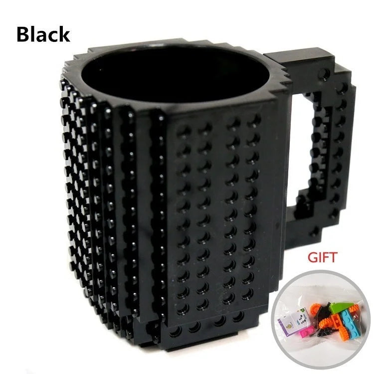 Creative Build-on Brick Mug Cups Building Blocks Design Birthday Gifts Personalized Decorations