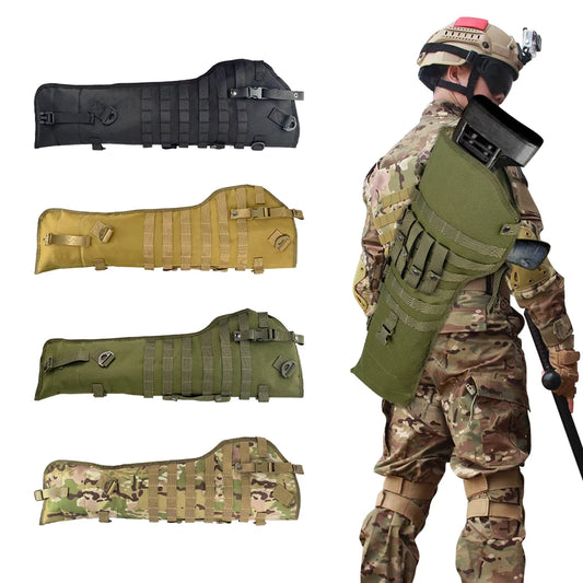 Tactical Rifle Shotgun Scabbard Bag Shotgun Shoulder Carry Case 34 Inch Hunting Gun Holster Airsoft Gun Backpack