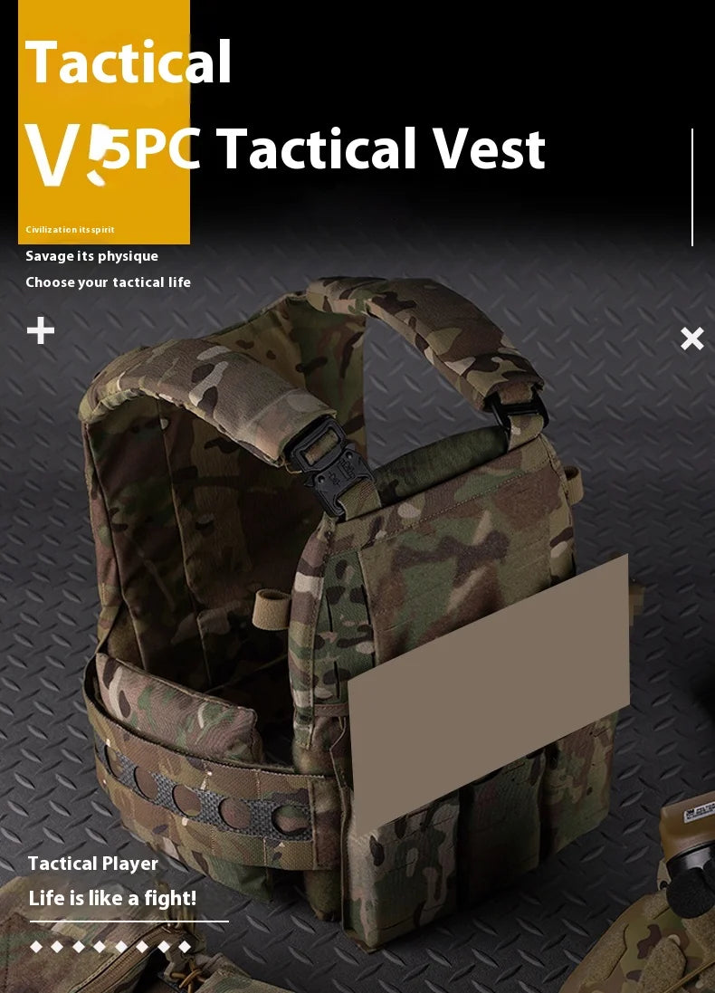 Tactical Soldier Remake Pharaoh FCPC Cosplay V5 Tactical Tank Top High Modular Lightweight Multi functional Quick Detachment