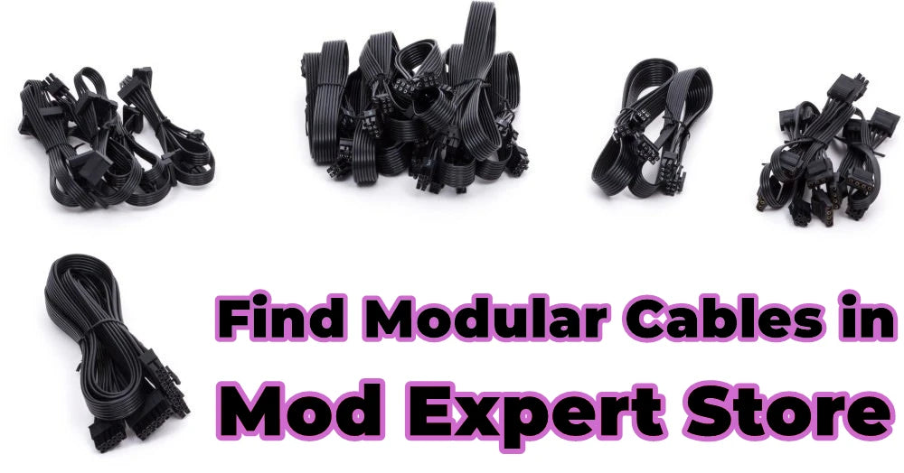 Motherboard Power Cable 18+10 Pin to 24 Pin for Corsair RM1000x, RM850x, RM750x, RM650x, RM550x Modular Power, Sleeved Net 60 CM