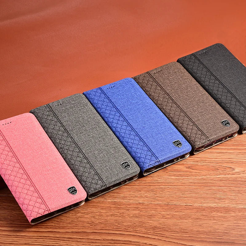 Luxury Cloth Leather Magnetic Flip Phone Case For XiaoMi Mi Mix 2 2s 3 4 Mi Max 2 3 4 Pro With Kickstand Cover