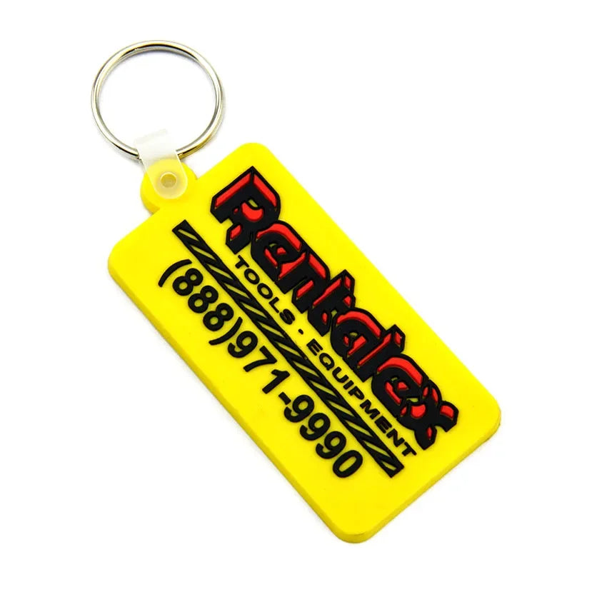 3D Soft PVC Keychain with Carabiner for Promotional Gift