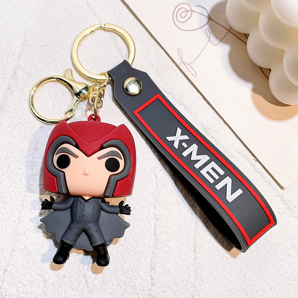 Cartoon The Avengers Keychain Venom Keyring Keys Holder Gifts for Friends