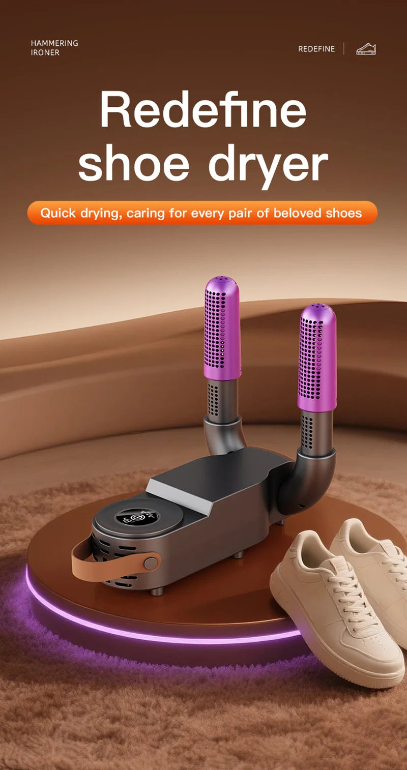 Xiaomi Intelligent Shoe Dryer With Both Dry And Wet Functions Deodorizing And Timed Design Foldable And Quick Drying Shoe Dryer