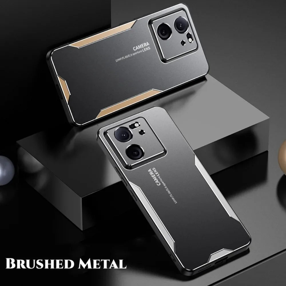 ShockProof Alloy Metal Case For Xiaomi 15T 13T 14T 12T 11T 12X 15 14 13 12 Mi 11i 10T Pro Ultra Silicone Back Cover Shell Cases