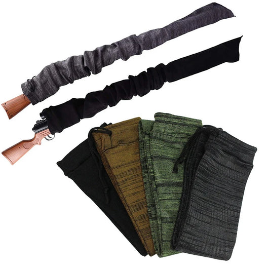 Outdoor Hunting Knitted Gun Socks 54" Polyester Rifle Gun Shooting Fishing Rod Sock Protection Cover Bag Case