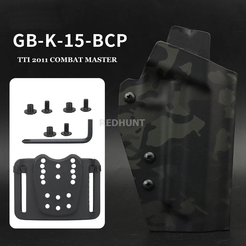 Hunting Gun Holster Kydex Pistol Case Light TLR-1 X400 X300 XC1 Bearing Waist Gun Bag for G17/19/19X/45/43/43X/20/29