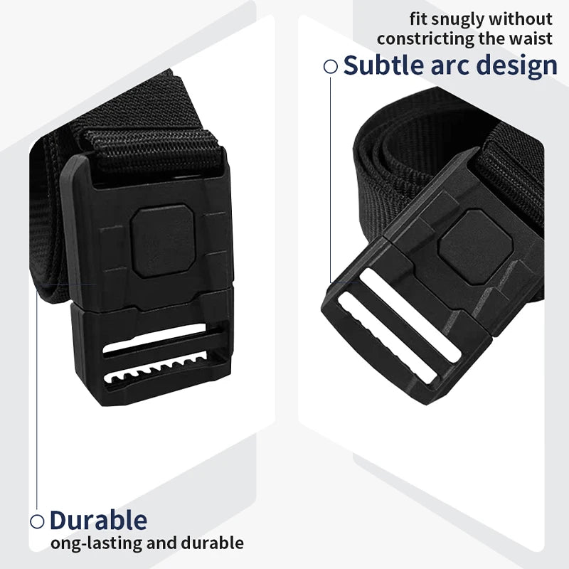 Tactical Waist Belt - Durable Automatic Buckle, Perfect for Outdoor Adventures, Unisex Accessories for Men and Women