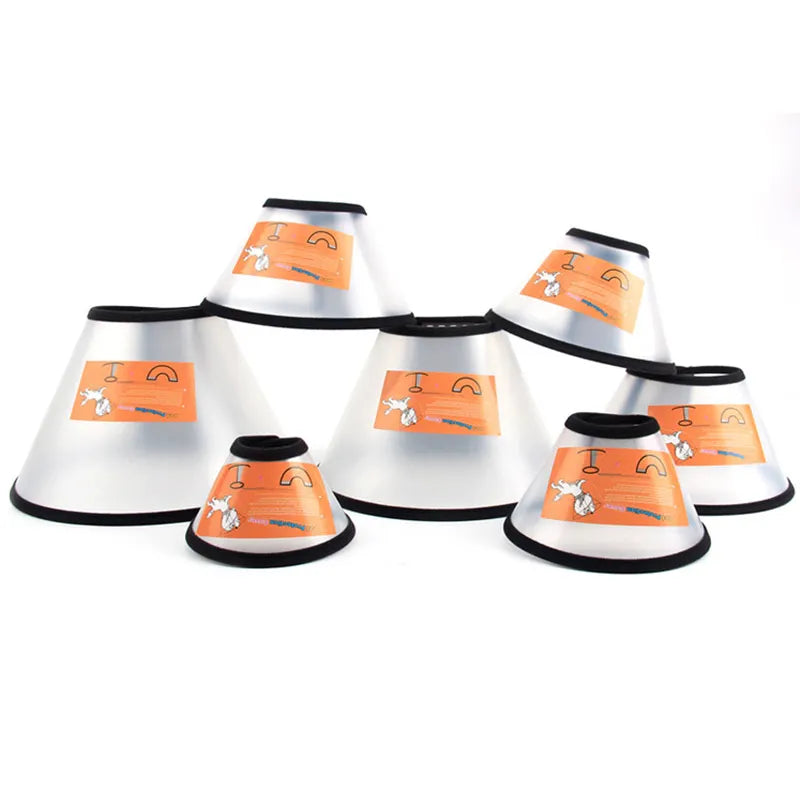 Pet Protective Collar For Small Large Dogs Anti Bite Grasping Licking Collar Puppy Cat Recovery Cone Ring Pets Care Accessories