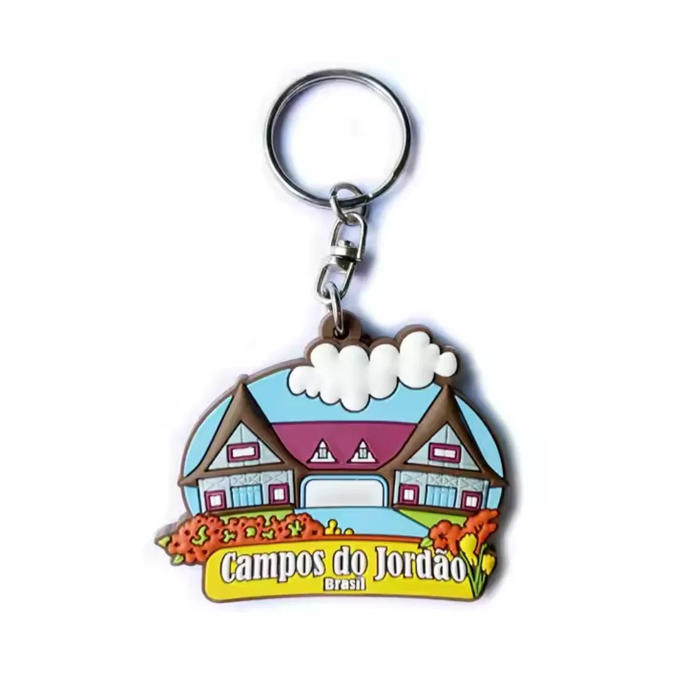 MOQ50-100Personalized soft PVC keychain custom sports shoes cartoon PVC rubber keychain keychain custom PVC keychain 3D cartoon