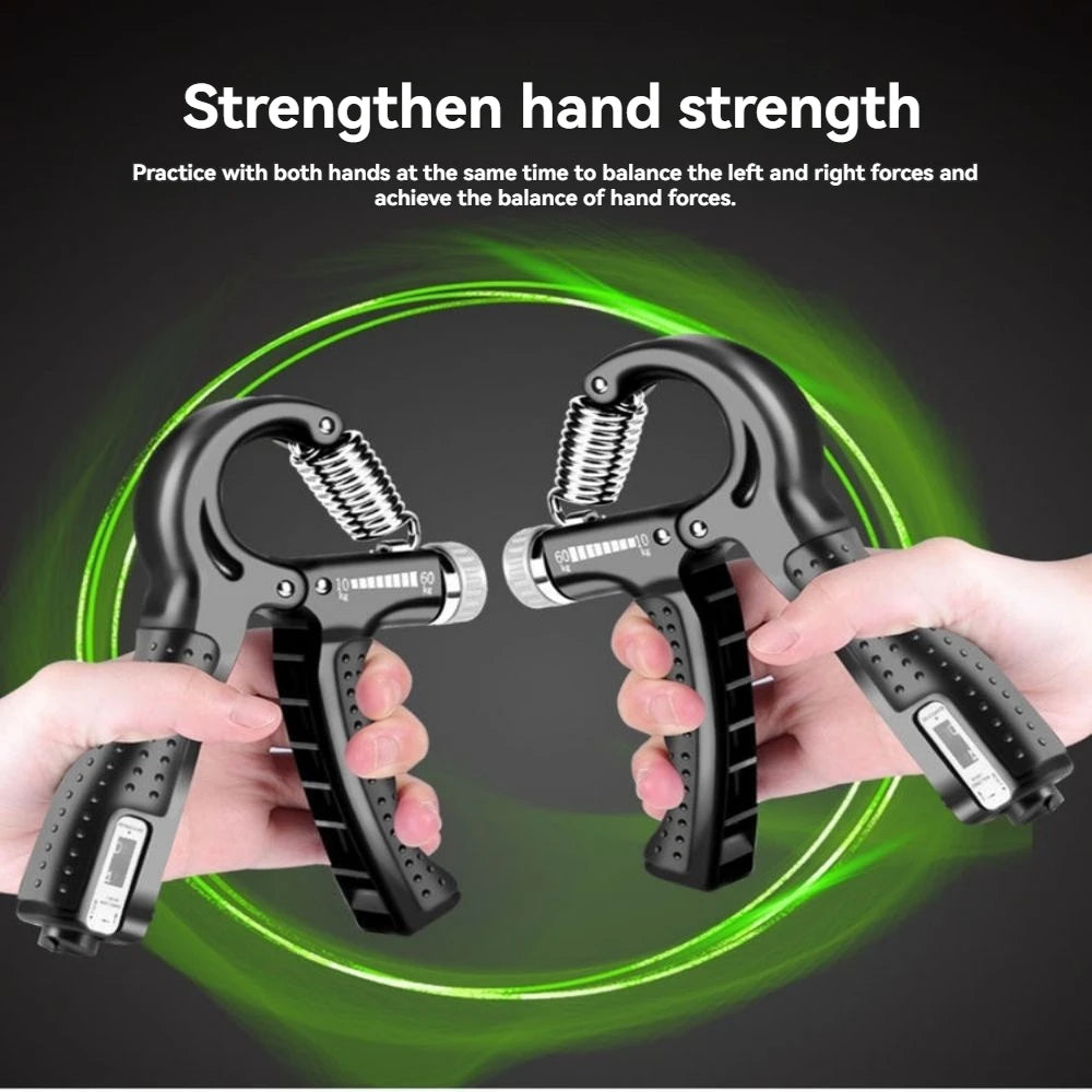 Grip Strength Grips Men'S Professional Training Arm Hand Strength Rehabilitation Stress Reduction Wrist Count Adjustable Grips