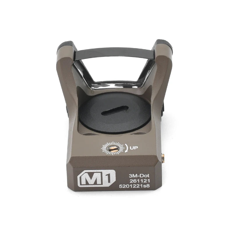 Tactial M1 Green/Red Dot Sight 3MOA with Full Original Markings Airsoft Optics with 20mm Rail and Universal Glock Mount Plate