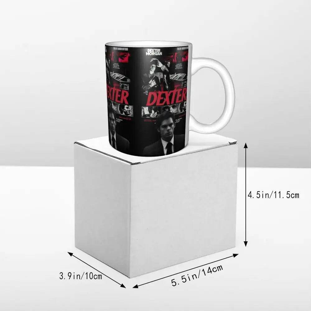 Customized Dexter Morgan Mugs DIY Movie Ceramic Milk Tea Coffee Cup