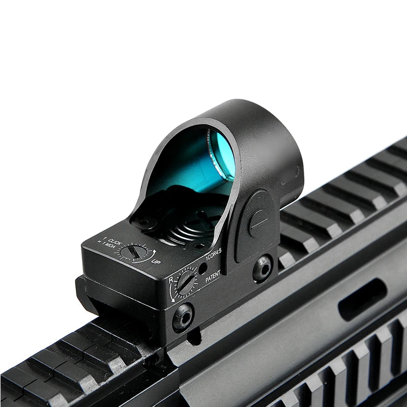 Airsoft-Tactical S-R-O Red Dot Sight, Super Bright, Can Be Used under Strong Light Environment, Small Parallex Clear Lens