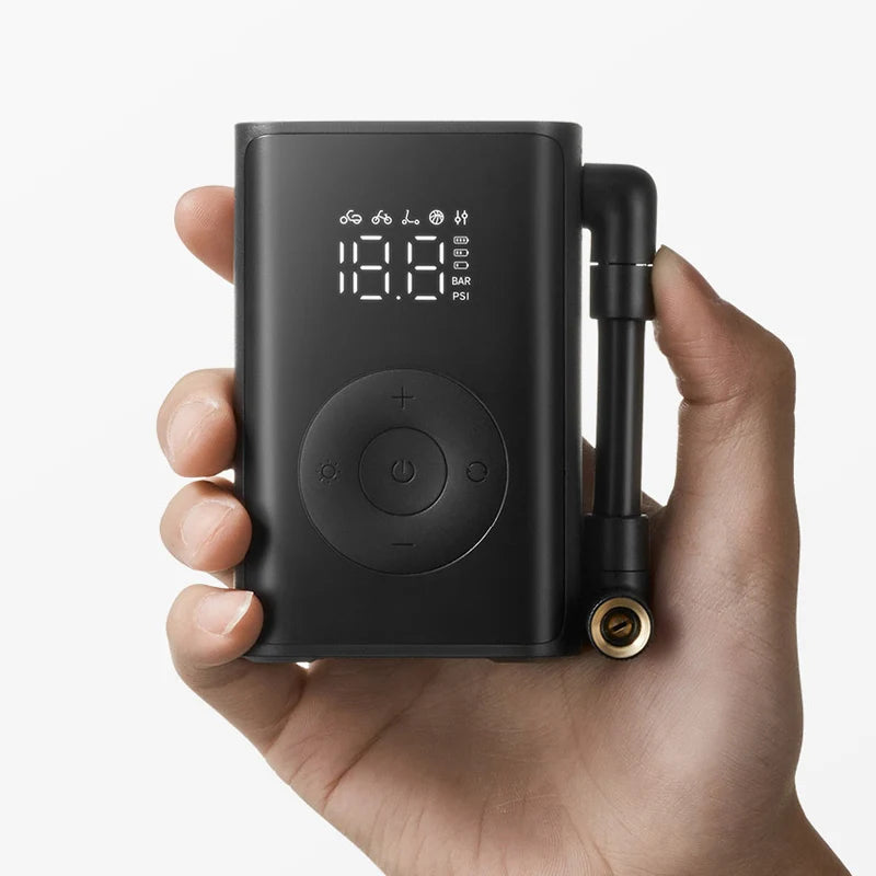 Xiaomi Mijia 2025 New Portable Air Pump 2000mAh 240g 150psi Electric Air Compressor Tire Pressure Detection Multitool Inflator