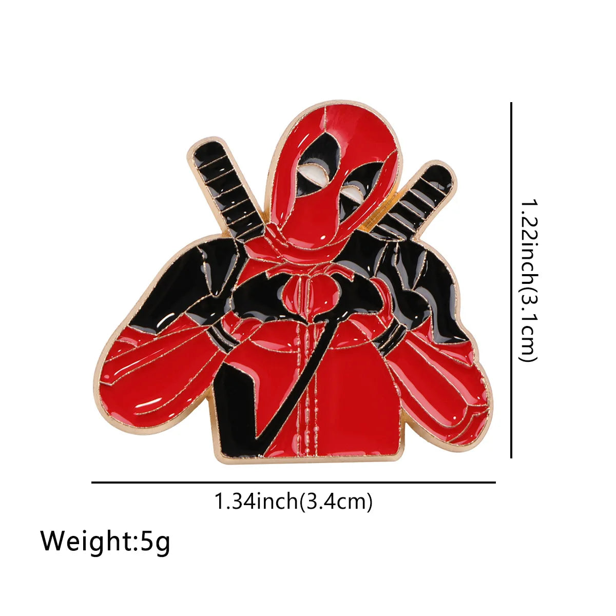 Cartoon Stitch Pin Movie Deadpool Hero Brooches for Women Men Lapel Pins Badges Clothes Accessories Cosplay Jewelry Fans Gifts
