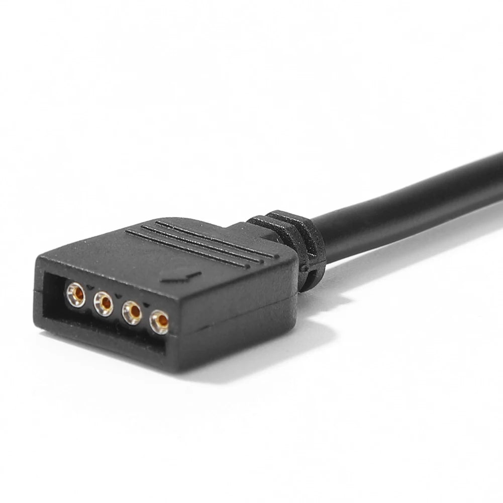 30cm 5V 3 Pin / 12V 4 Pin Motherboard RGB Adapter Conversion Cable Converter Cord for PC Computer LED Light Strip SM Wire Line