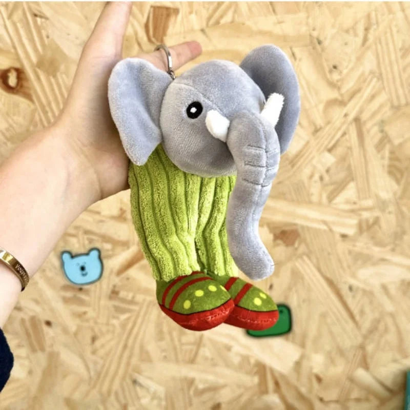 Tungtung Sahur Brainrot Figurine Keychains Shark Tralalero Tralala Plush Keychain Ballerina Cappuccino Brr Patapim Keyrings Deco