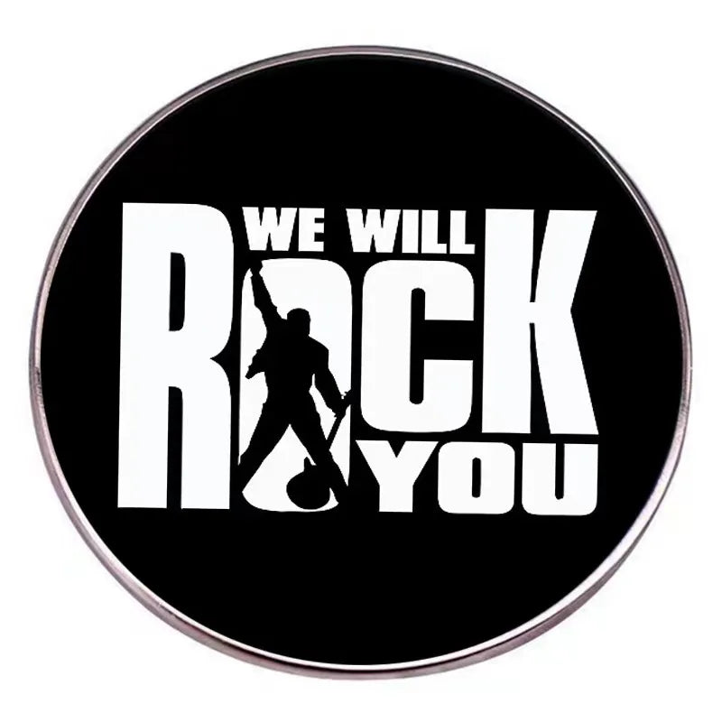 Pop Rock Band Pin Punk Music Badge Song Singer Album Brooch Fan Friend Collection Band Jewelry Accessories Wholesale