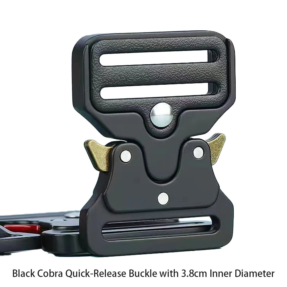 Tactical Belt for Men | All-Weather Nylon Canvas Combat Belt with Neutral Design, Built for Hunting & Outdoor Expeditions