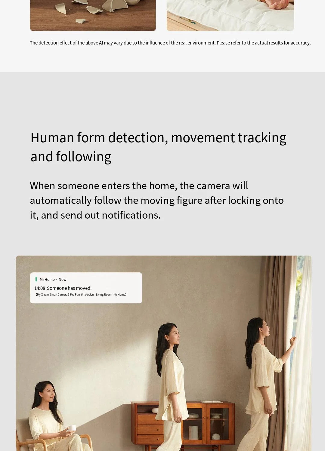 Xiaomi Mijia APP PTZ Pro 2K 3 Megapixels 360° Panoramic bluetooth4.2 Smart IP Camera AI Detection Two-way Intercom Home Security