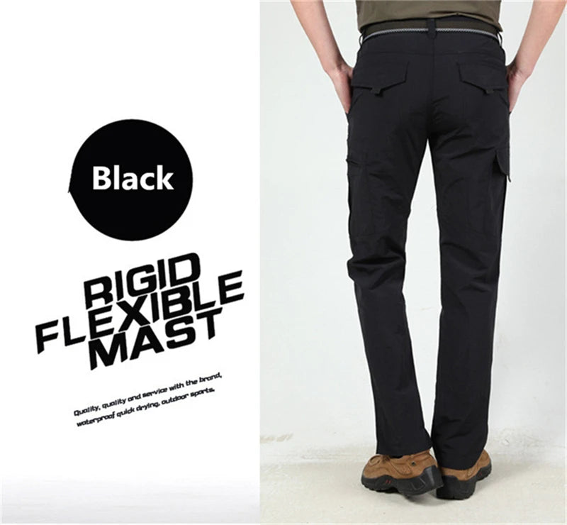 Tactical Cargo Pants Men Outdoor Waterproof SWAT Combat Military Camouflage Trousers Casual Multi Pocket Pants Male Work Joggers