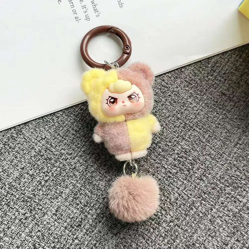 Creative Cartoon Keychain Cute Doll Gift Diy Pendant Accessories Decoration Kawaii Mobile Phone Bag Pendant Backpack Decor