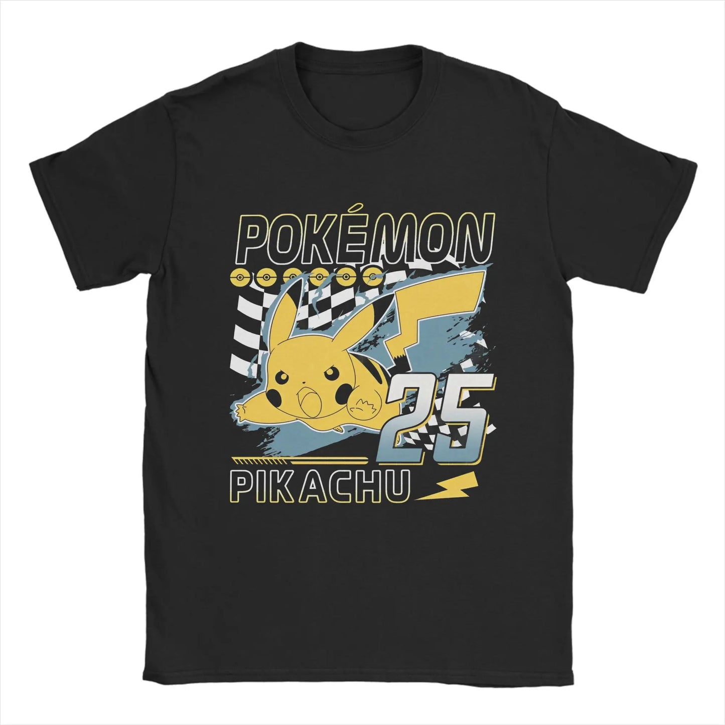 Men Women Pokemon Characters Cartoon Pikachu Squirtle T Shirt Cotton Graphic Printed Tee Shirts  Top Clothing