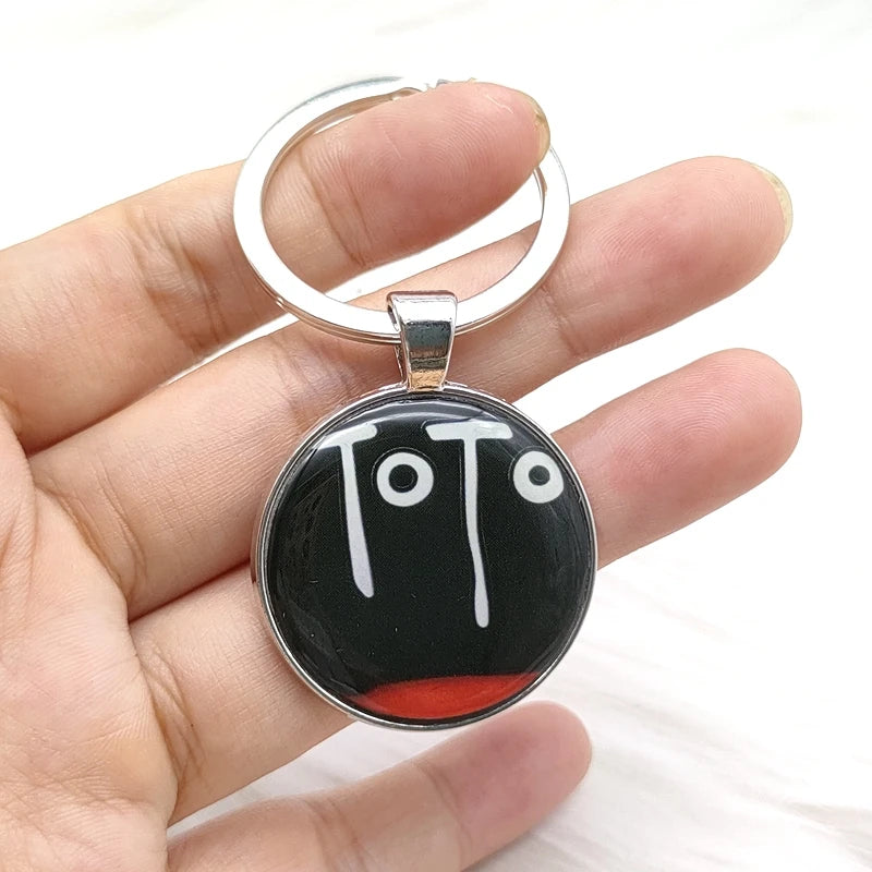 Popular Classic Rock Band Alloy Keychain Fashion Music Singer Song Pendant Key Chain Jewelry Wholesale