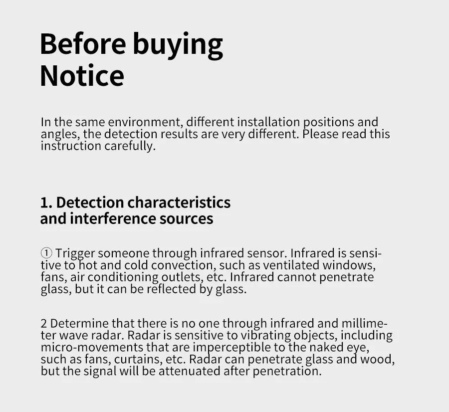 Xiaomi Mijia Human Presence Sensor Smart Wireless Home Connection Bluetooth 5.0 Body Motion Sensors For Mi Home App XMOSB01XS