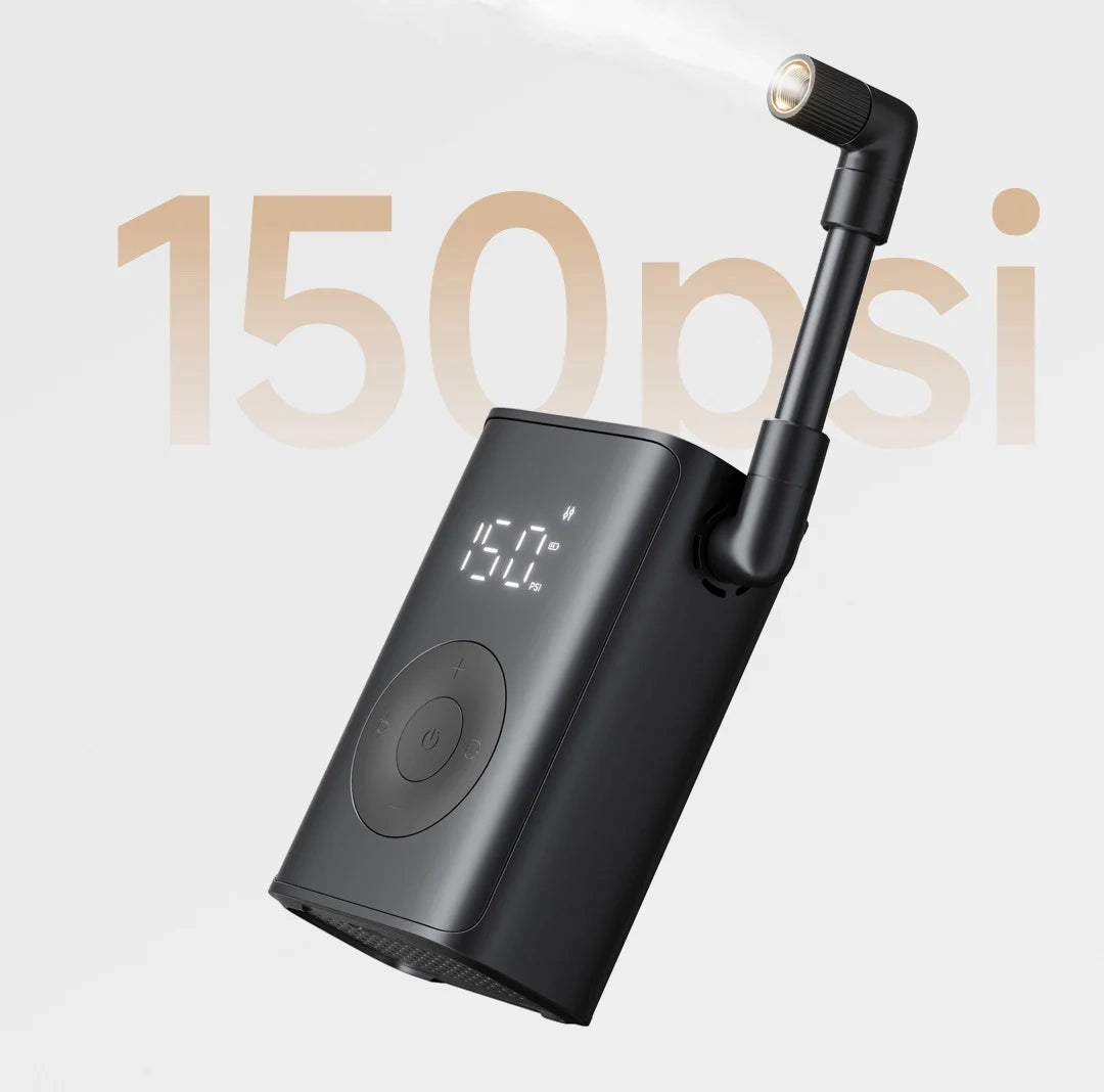 Xiaomi Mijia 2025 New Portable Air Pump 2000mAh 240g 150psi Electric Air Compressor Tire Pressure Detection Multitool Inflator