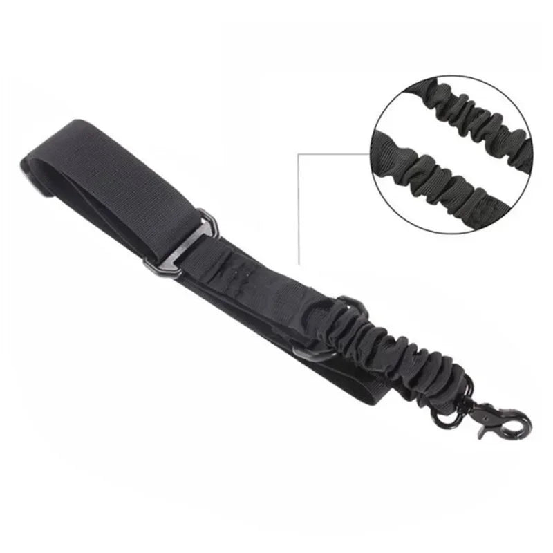 Tactical Single Point Gun Sling Shoulder Strap Rifle Rope Belt with Metal Buckle Shotgun Hunting AR 15 Accessories Airsoft Gear