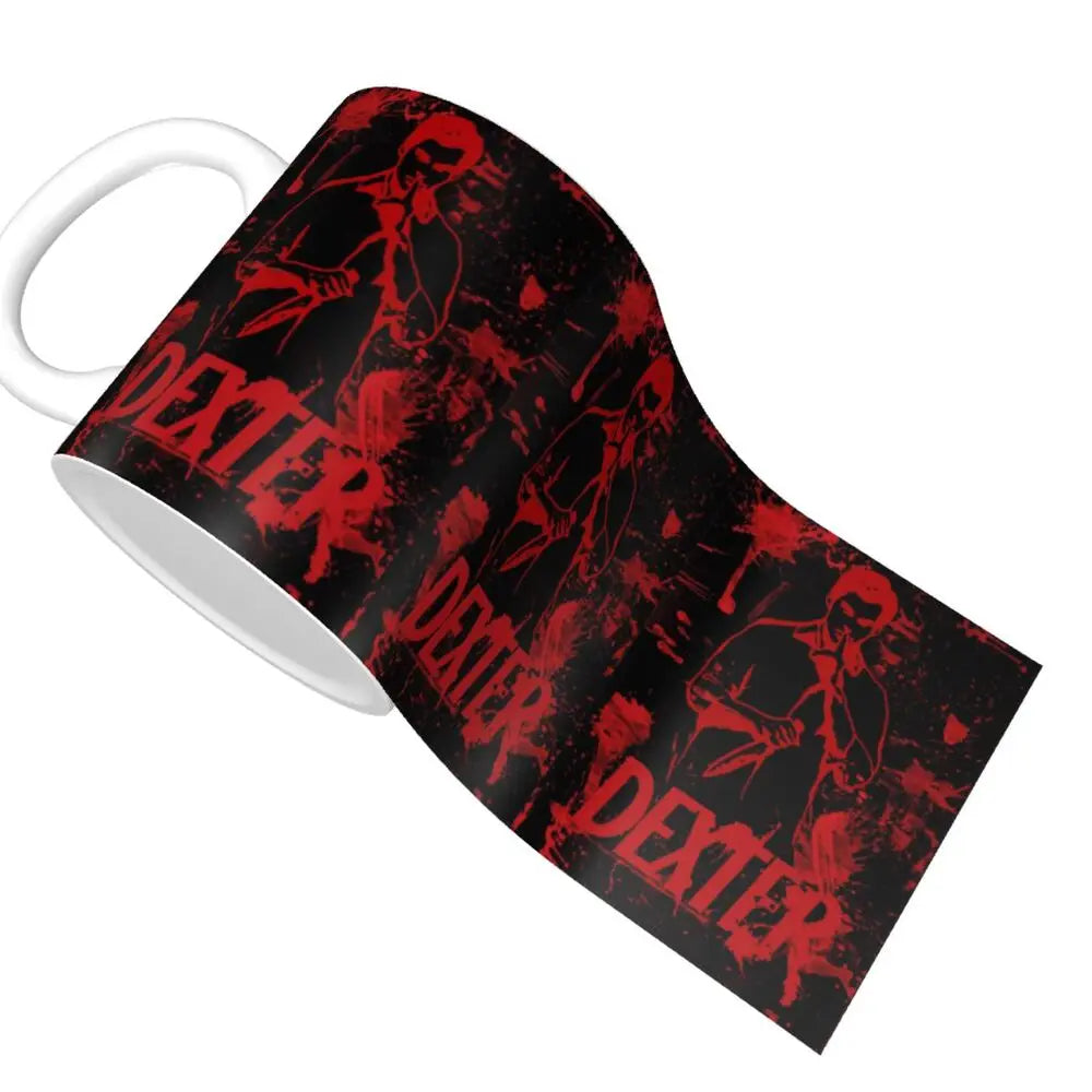 Customized Dexter Morgan Mugs DIY Movie Ceramic Milk Tea Coffee Cup