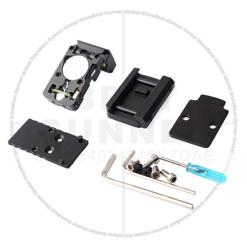 Tactical FlipDot Folding Reflex Red Dot Sight For Hunting Pistol Rifle Shotgun Scope W/R*R Plates&Picatinny Mount 3MOA Dot Sight