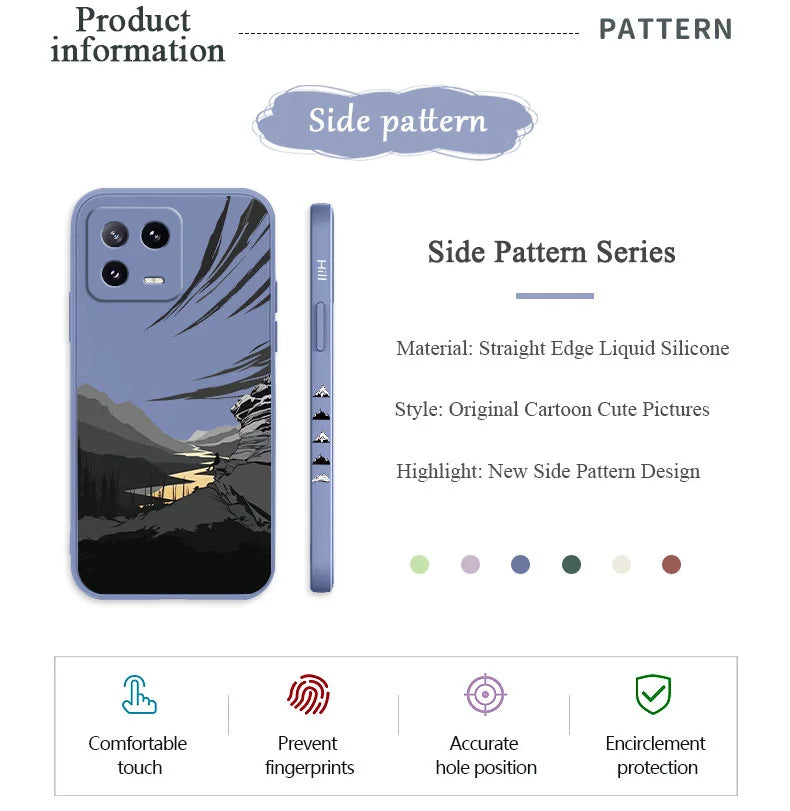 Relaxed Mind Phone Case For Xiaomi Mi 15 14 14T 13 13T 12 12X 12T  11 11T Ultra 10 10T 9 9T Pro Lite Liquid Silicone Cover