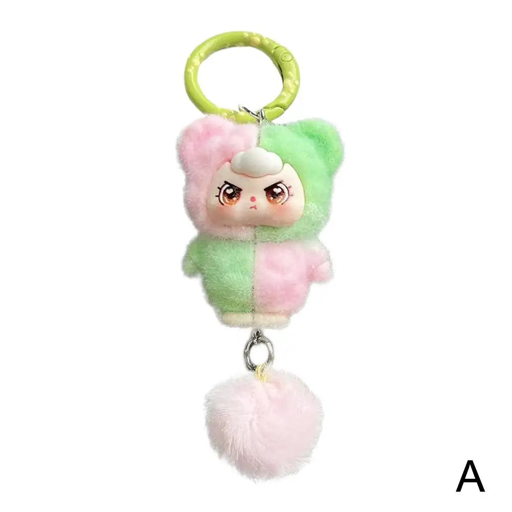 Creative Cartoon Keychain Cute Doll Gift Diy Pendant Accessories Decoration Kawaii Mobile Phone Bag Pendant Backpack Decor