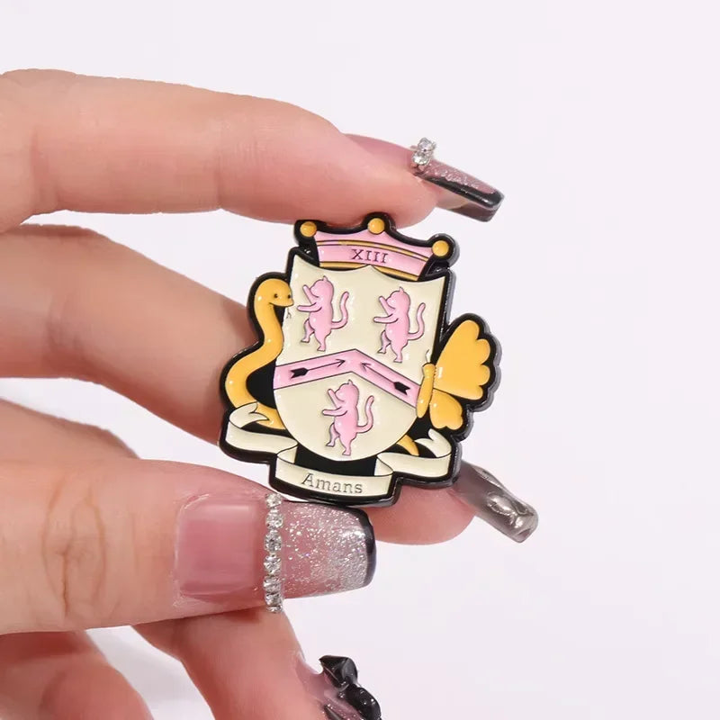 Pop Music Singer Lyrical Music Lyrics Enamel Pin In My Tortured Poet Creative Custom Brooch Lapel Badge Jewelry Gift For Friend