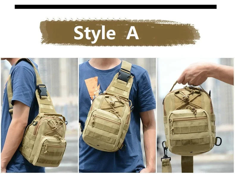 Tactical Assault Pack Sling Backpack Waterproof EDC Rucksack Bag for Outdoor Hiking Camping Hunting Trekking Travelling