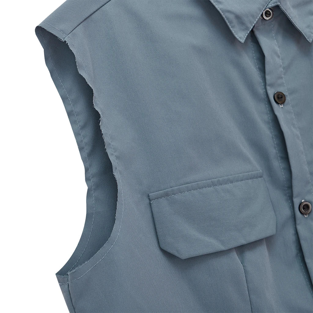 Dominic Toretto Cosplay Sleeveless T-shirt Men Fantasia Movie Costume Halloween Carnival Party Vest Coat Uniform Shirt