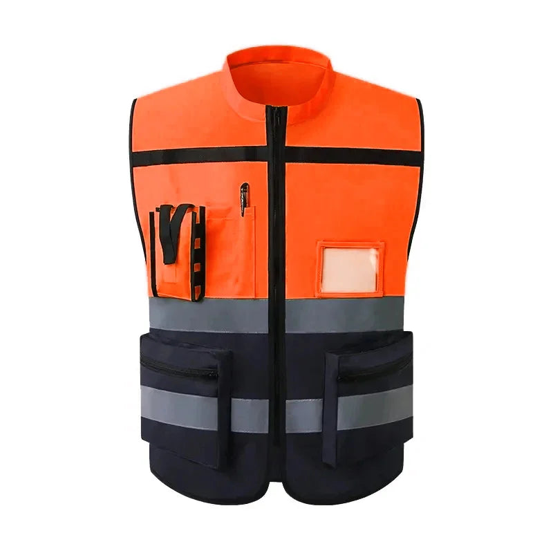 Safety Vest Construction Clothes High Visibility Vest Working Clothes Sports Outdoor Safety Clothing