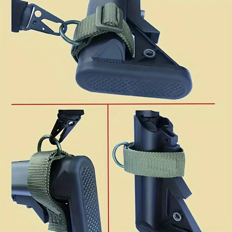 Tactical  Universal Sling with D-Ring: Shooting, Hunting & Wear-Resistant Strap For Accessories