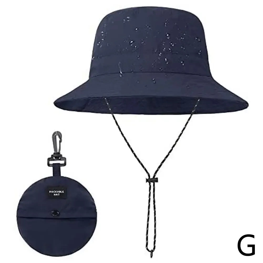 Waterproof Fisherman Hat Women Summer Sun Anti-UV Protection Camping Hiking Mountaineering Caps Men's Panama Bucket Outdoor Hat