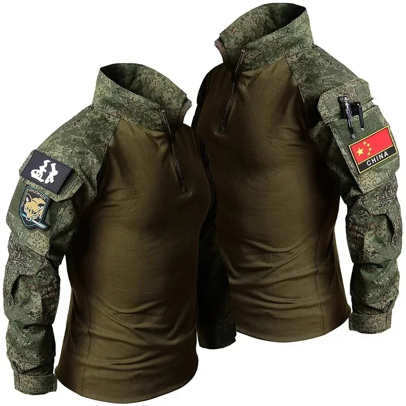 Tactical T-Shirts Airsoft Tactic Army Combat Shirts Paintball Hunting Clothes Breathable