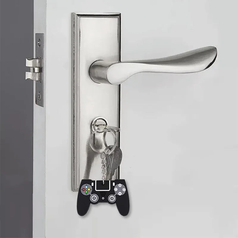 6/12/24Pcs Video Game Machine PVC Keychains Kids Birthday Party Favors Gift for Guest Goodie Pinata Fillers Backpack Pendant Toy