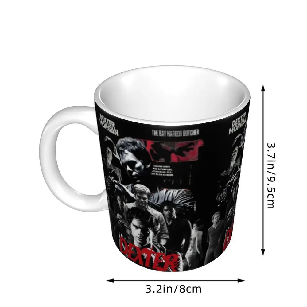 Customized Dexter Morgan Mugs DIY Movie Ceramic Milk Tea Coffee Cup