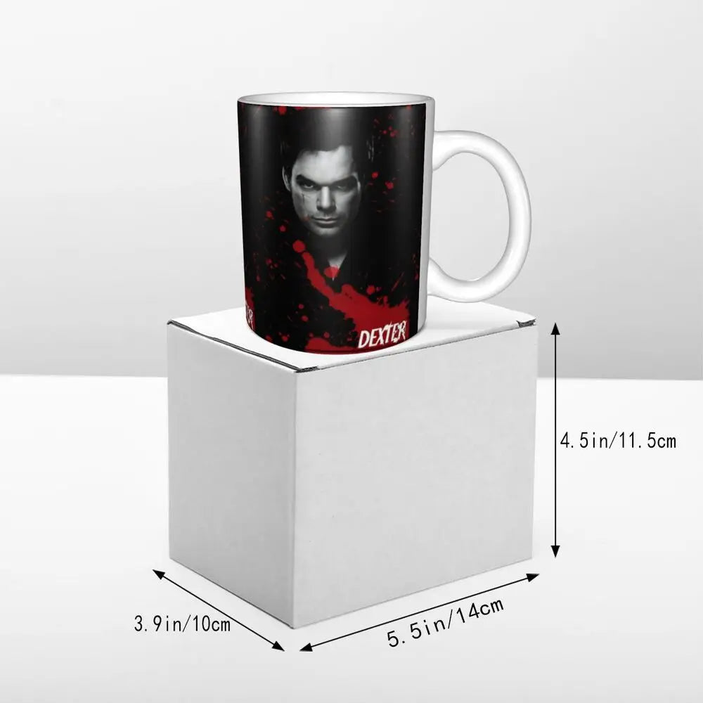 Customized Dexter Morgan Mugs DIY Movie Ceramic Milk Tea Coffee Cup